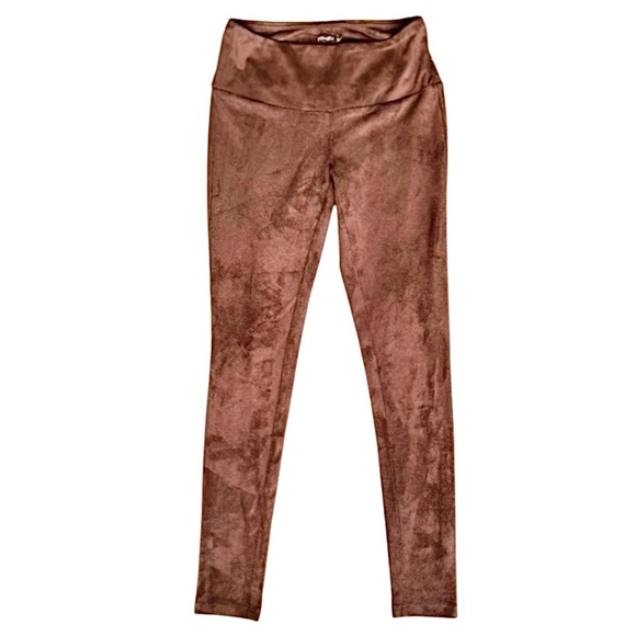 J. McLaughlin NWT | Lori Faux Suede | Mocha Straight Leg Pants | Women’s Size XS - Picture 2 of 8
